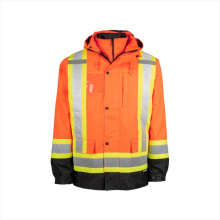 Hi vis reflective outdoor bomber jacket men reflective coat